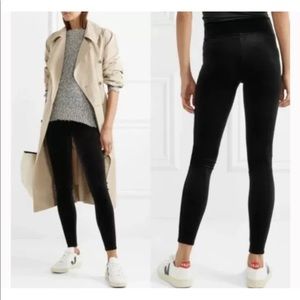 Spanx Velvet Black Leggings Large